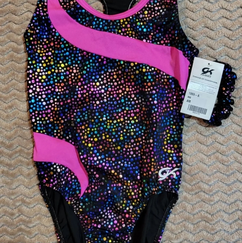Gk elite leotard size adult medium